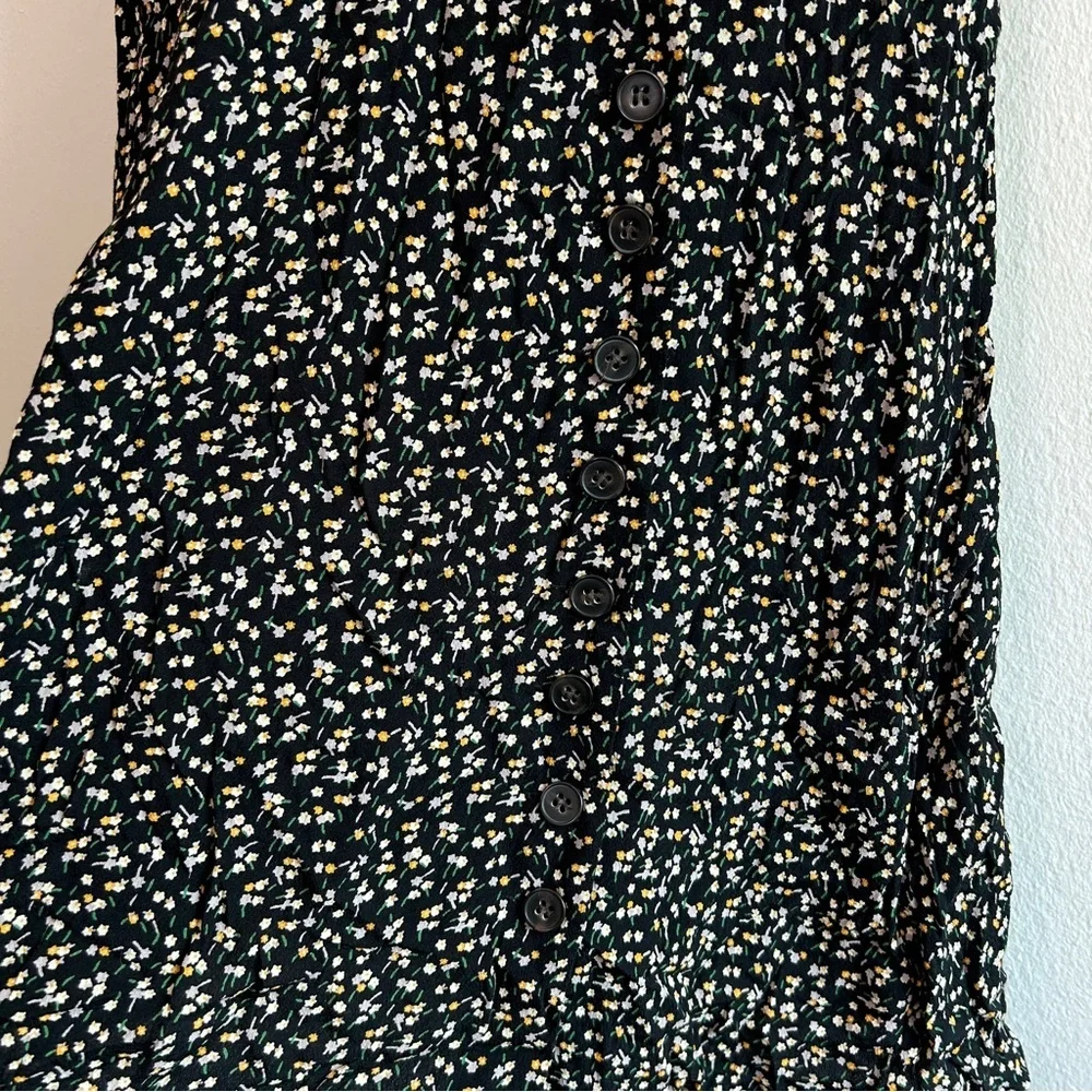 Madewell Button-Wrap Dress in Playground Posies Size Small - Picture 7 of 7